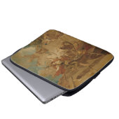 Don Quixote Guided by Folly, 18th century tapestry Laptopschutzhülle (Vorne Knopf)