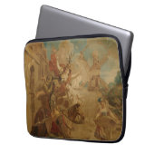 Don Quixote Guided by Folly, 18th century tapestry Laptopschutzhülle (Vorderseite Links)