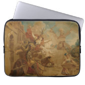 Don Quixote Guided by Folly, 18th century tapestry Laptopschutzhülle (Vorderseite)