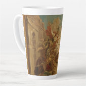 Don Quixote Guided by Folly, 18th century tapestry Milchtasse (Linke Ecke)