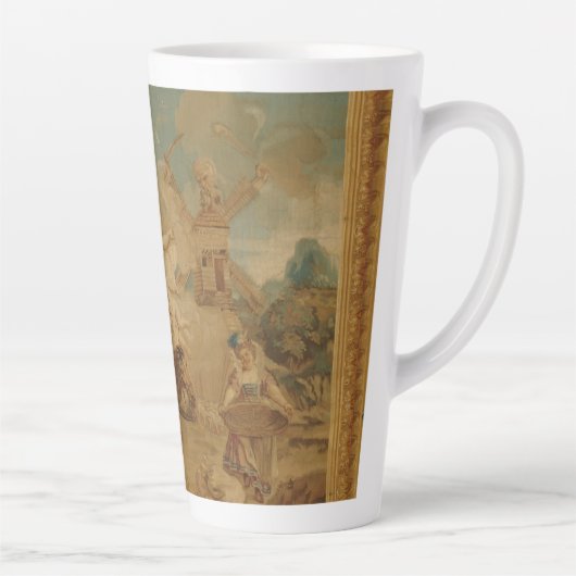 Don Quixote Guided by Folly, 18th century tapestry Milchtasse (Rechts)