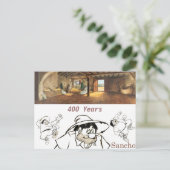 DON QUIXOTE - Hintergrund der Animation von Cartoo Postkarte (Stehend Vorderseite)