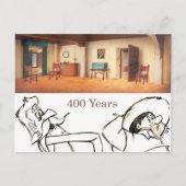 DON QUIXOTE - Hintergrund der Animation von Cartoo Postkarte (Vorderseite)