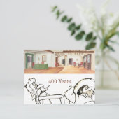 DON QUIXOTE - Hintergrund der Animation von Cartoo Postkarte (Stehend Vorderseite)