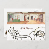 DON QUIXOTE - Hintergrund der Animation von Cartoo Postkarte (Vorne/Hinten)