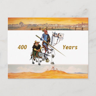 DON QUIXOTE - Hintergrund der Animation von Cartoo Postkarte