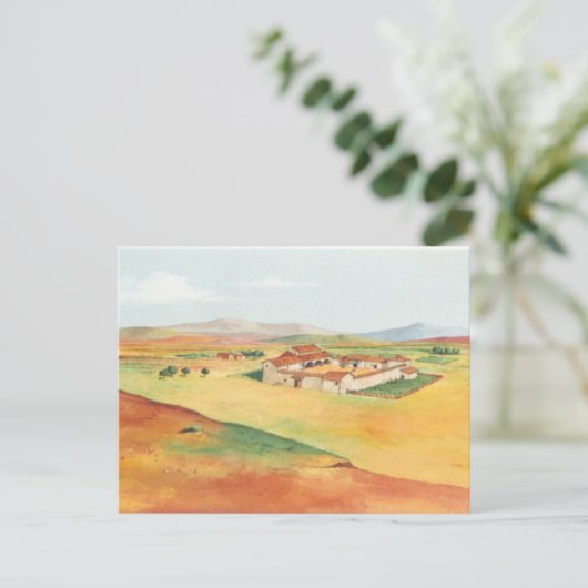 DON QUIXOTE - Hintergrund der Animation von Cartoo Postkarte (Stehend Vorderseite)