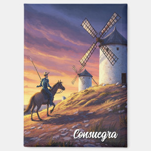 Don Quixote in Consuegra Spanien Reisen Magnet