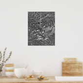 Don Quixote in der Forstgravur Poster (Küche)