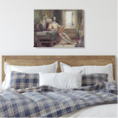 Don Quixote in seiner Studie Leinwanddruck (Insitu (Schlafzimmer))