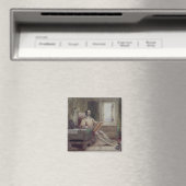 Don Quixote in seiner Studie Magnet (In Situ (Geschirrspüler))