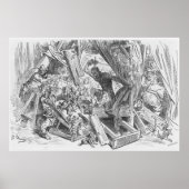 Don Quixote kämpft gegen die Marionetten Poster (Vorne)