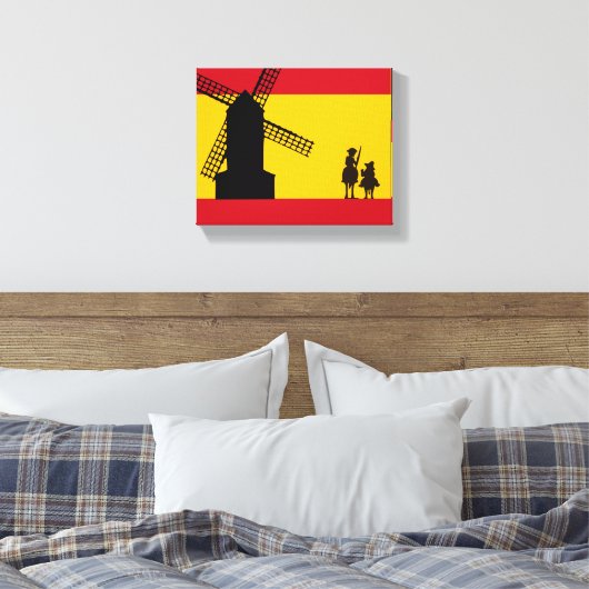 Don Quixote Leinwanddruck (Insitu (Schlafzimmer))