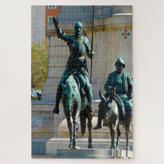 Don Quixote Madrid. Jigsaw Puzzle (Vertikal)