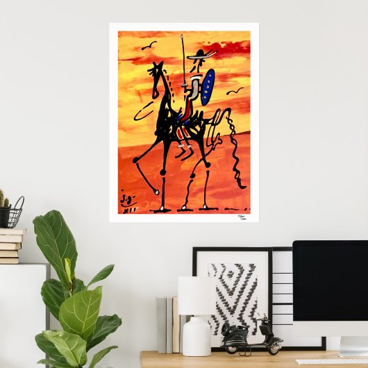 Don Quixote Poster (Heimbüro)