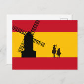 Don Quixote Postkarte (Vorne/Hinten)