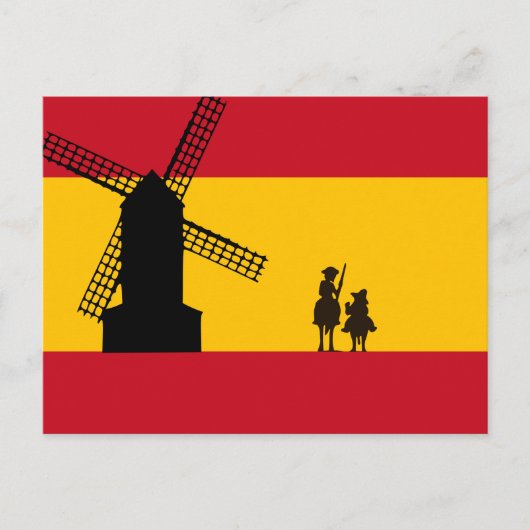 Don Quixote Postkarte (Vorderseite)