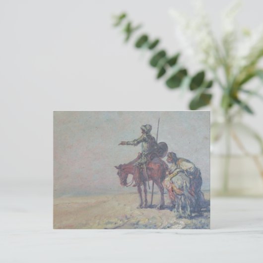 Don Quixote Postkarte (Stehend Vorderseite)