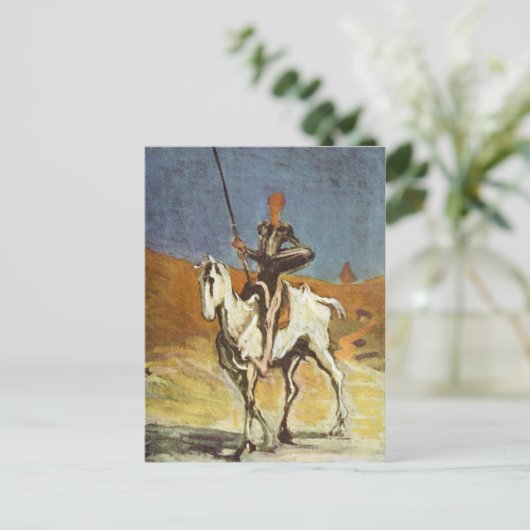 Don Quixote Postkarte (Stehend Vorderseite)