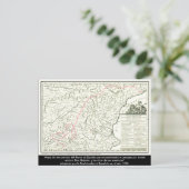 Don Quixote route Map - Cervantes Postkarte (Stehend Vorderseite)