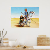 DON QUIXOTE & SANCHO -IV. Poster (Küche)