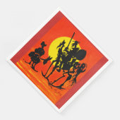 DON QUIXOTE SERVIETTE (Ecke)