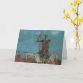 Don Quixote slow Sancho Stanislav Stanek Karte (Gelbe Blume)