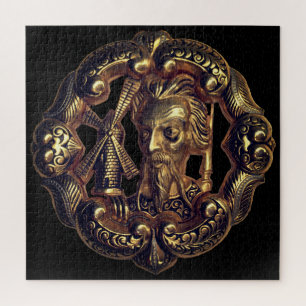 Don Quixote und die Windmühle Puzzle