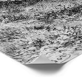 Don Quixote und die Windmühlen Poster (Ecke)