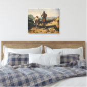 Don Quixote und Sancho Leinwanddruck (Insitu (Schlafzimmer))