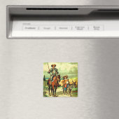Don Quixote und Sancho Panza Magnet (In Situ (Geschirrspüler))