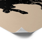 Don Quixote und Sancho Panza Poster (Ecke)