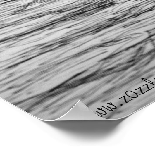 Don Quixote und Sancho Panza Tintenstift zeichnend Poster (Ecke)