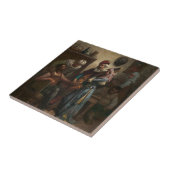 Don Quixote und Sancho Panza Unterhaltung durch Ba Fliese (Seite)