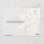 Don Quixote und Sancho Panza von Honore Daumier Postkarte (Rückseite)