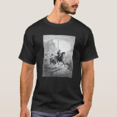 Don Quixote und Sancho Von Gustave Dore T-Shirt (Vorderseite)