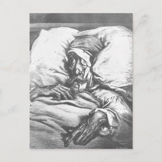Don Quixote verwundet Postkarte (Vorderseite)