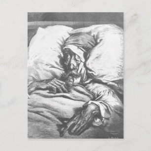 Don Quixote verwundet Postkarte