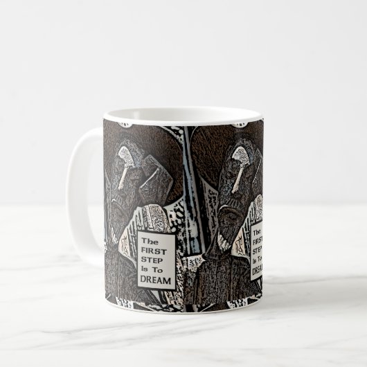 Don Quixote Wraparound-Tasse Kaffeetasse (Vorderseite Links)