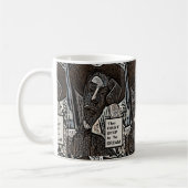Don Quixote Wraparound-Tasse Kaffeetasse (Links)
