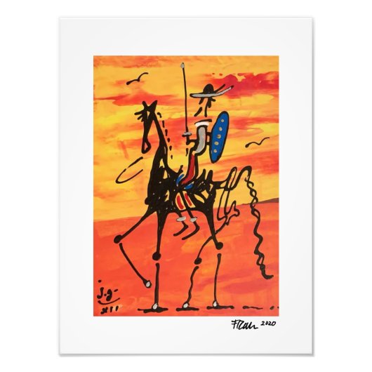 Don Quixote XII Fotodruck (Vorne)