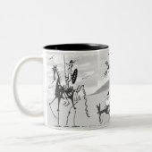 Don Quixote, zwei Tasse (Links)