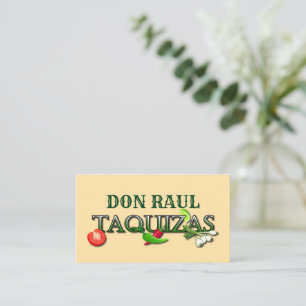 Don Raul Taquizas Visitenkarte