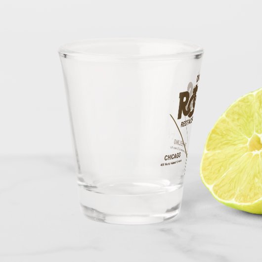 Don Roths Restaurants, Chicago, Wheeling, IL Schnapsglas (Links)