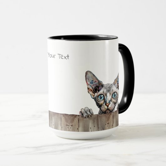 Don Sphynx Cat Tasse (VorderseiteRechts)