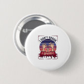 Don Spook Sparkle Zombie Hände Halloween Blut_1 Button (Vorne & Hinten)