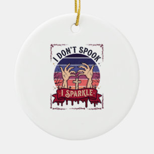Don Spook Sparkle Zombie Hände Halloween Blut_1 Keramik Ornament