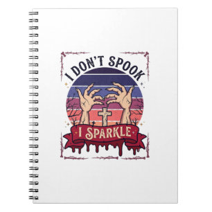 Don Spook Sparkle Zombie Hände Halloween Blut_1 Notizblock