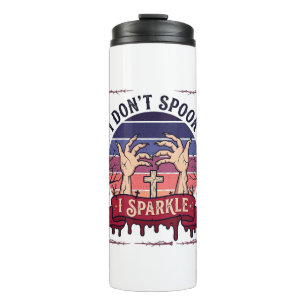 Don Spook Sparkle Zombie Hände Halloween Blut_1 Thermosbecher