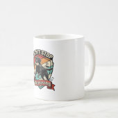 Don Stop Retrieving Black Labrador Hund Ente Retro Kaffeetasse (VorderseiteRechts)